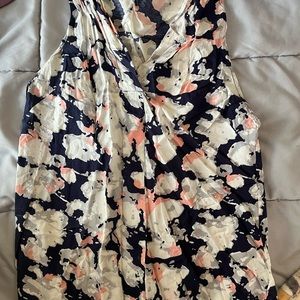 Carole little floral multicolored tank top. Size medium